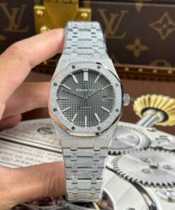 Alternative view of Audemars Piguet Royal Oak 15410 Frosted Replica Watches Gray Dial Automatic Movement APS Factory 41mm