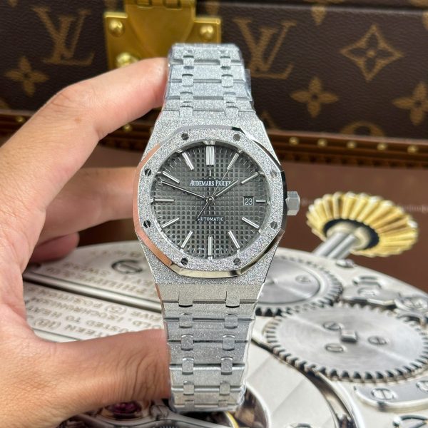 Audemars Piguet Royal Oak 15410 Frosted Replica Watches Gray Dial Automatic Movement APS Factory 41mm - Image 2
