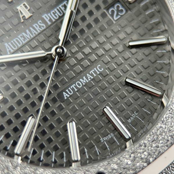 Audemars Piguet Royal Oak 15410 Frosted Replica Watches Gray Dial Automatic Movement APS Factory 41mm - Image 7