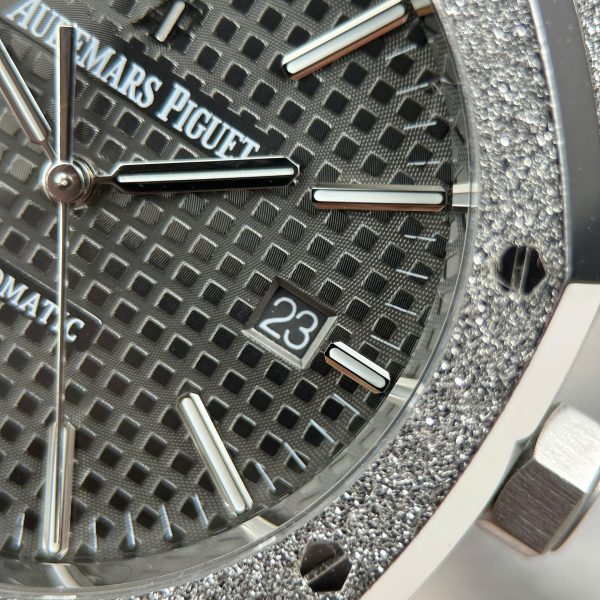 Audemars Piguet Royal Oak 15410 Frosted Replica Watches Gray Dial Automatic Movement APS Factory 41mm - Image 6