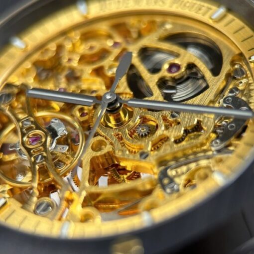 Audemars Piguet Royal Oak 15416 Skeleton Dial Replica Watches Black Ceramic THB Factory 41mm - Image 10