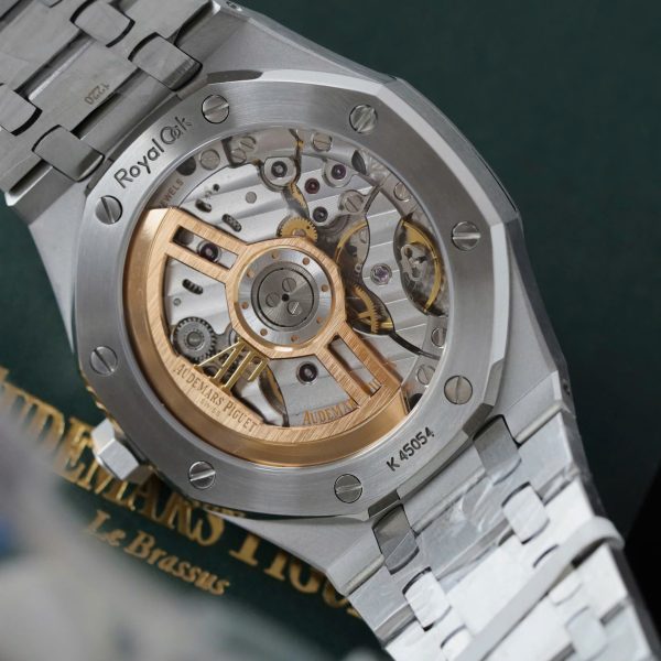 Audemars Piguet Royal Oak 15510ST Imitation Watches Green Dial Bezel Moissanite Diamonds 41mm - Image 10