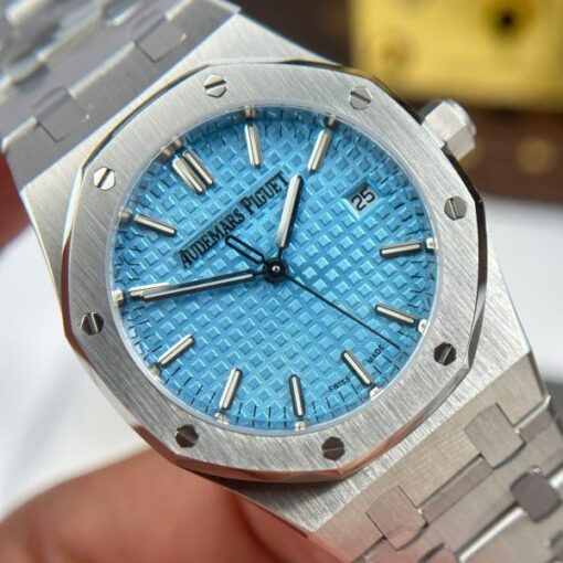 Audemars Piguet Royal Oak 77450 Fake Watches Tiffany Dial Metal Wire OM Factory 34mm - Image 4