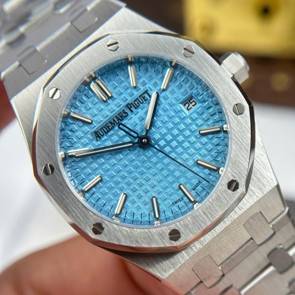 Audemars Piguet Royal Oak 77450 Fake Watches Tiffany Dial Metal Wire OM Factory 34mm - Image 4