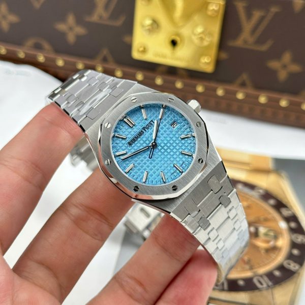 Audemars Piguet Royal Oak 77450 Fake Watches Tiffany Dial Metal Wire OM Factory 34mm - Image 3
