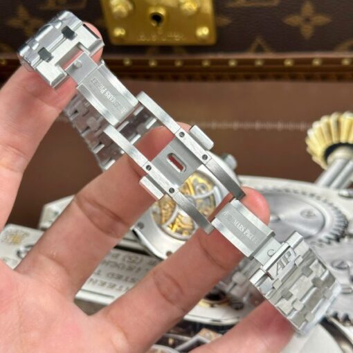 Audemars Piguet Royal Oak Openworked 15407 Knock Off Watches Dial Skeleton Yellow THB Factory 41mm - Image 17