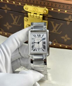Cartier Tank Must Extra-Large Model Knock Off Watches White Dial Metal Wire AF Factory 31x41mm