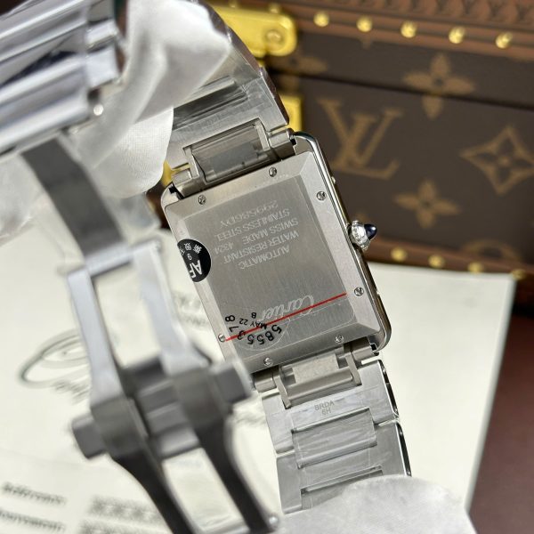 Cartier Tank Must Extra-Large Model Knock Off Watches White Dial Metal Wire AF Factory 31x41mm - Image 10