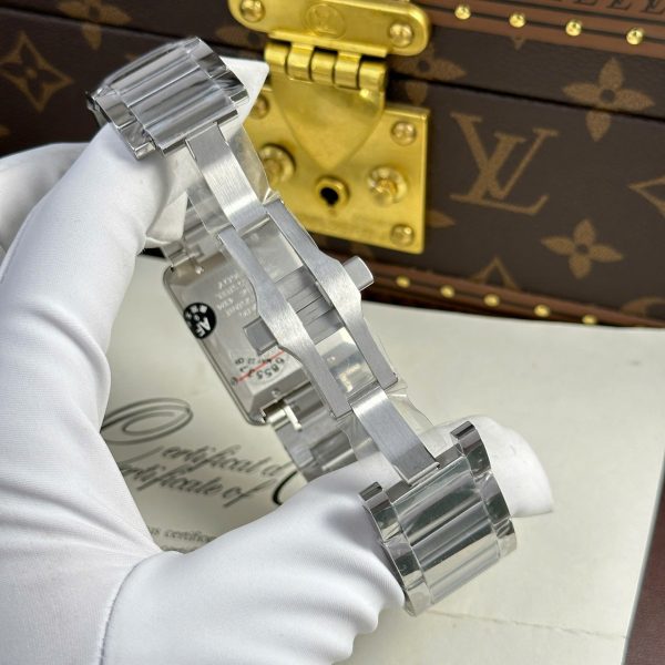 Cartier Tank Must Extra-Large Model Knock Off Watches White Dial Metal Wire AF Factory 31x41mm - Image 11