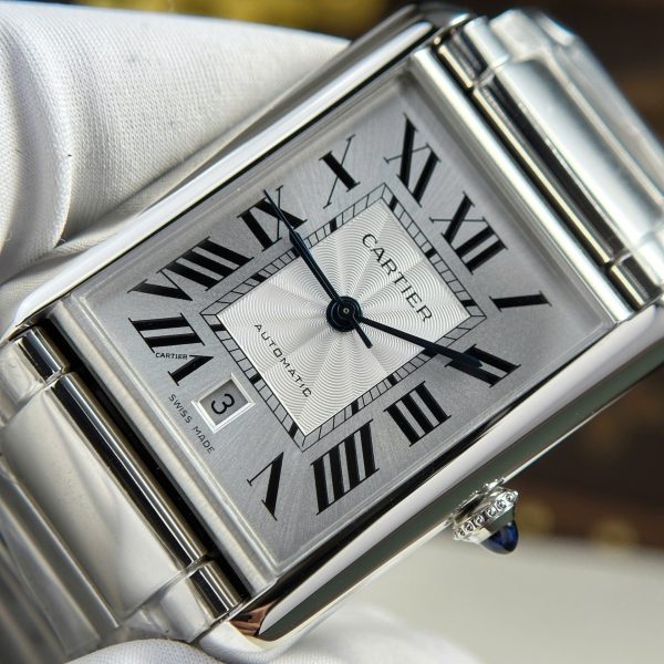 Cartier Tank Must Extra-Large Model Knock Off Watches White Dial Metal Wire AF Factory 31x41mm - Image 6