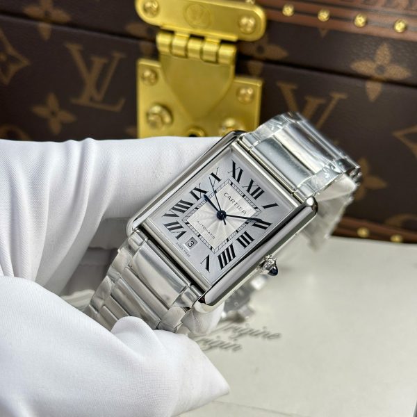 Cartier Tank Must Extra-Large Model Knock Off Watches White Dial Metal Wire AF Factory 31x41mm - Image 5