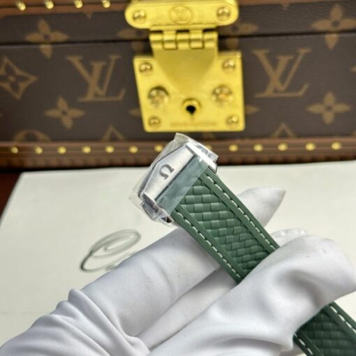 Omega Aqua Terra Worldtimer Imitation Fake Watches Green Dial Rubber Strap VS Factory 43mm - Image 15