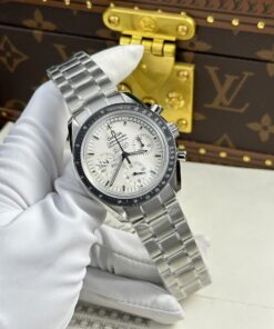 Omega Knock Off Watches Speedmaster Apollo 13 Silver Snoopy Metal Wire OM Factory 42mm