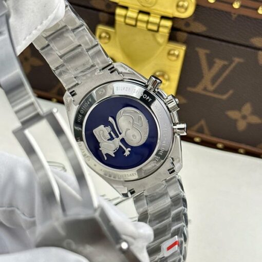 Omega Knock Off Watches Speedmaster Apollo 13 Silver Snoopy Metal Wire OM Factory 42mm - Image 11