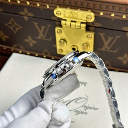 Omega Knock Off Watches Speedmaster Apollo 13 Silver Snoopy Metal Wire OM Factory 42mm - Image 9