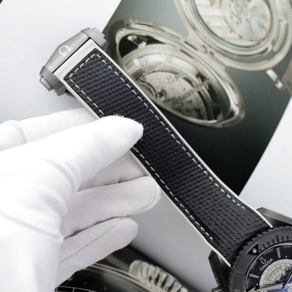 Omega Seamaster Planet Ocean Worldtimer Replica Watches Black Ceramic VS Factory 45.5mm - Image 10
