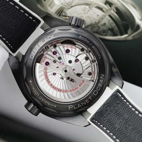 Omega Seamaster Planet Ocean Worldtimer Replica Watches Black Ceramic VS Factory 45.5mm - Image 9
