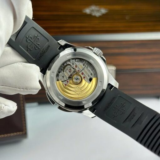Patek Philippe Aquanaut 5164 Replica Watches Gray Dial Rubber Strap PPF Factory 40.8mm - Image 8