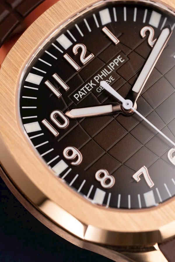 Patek Philippe Aquanaut 5167 Dial Brown Replica Watches Rubber Strap 40mm - Image 6