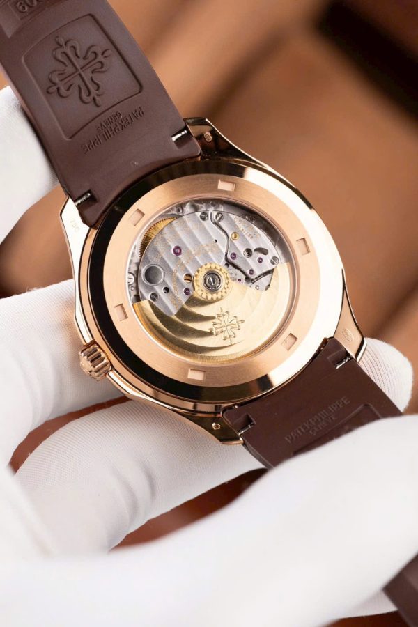 Patek Philippe Aquanaut 5167 Dial Brown Replica Watches Rubber Strap 40mm - Image 11