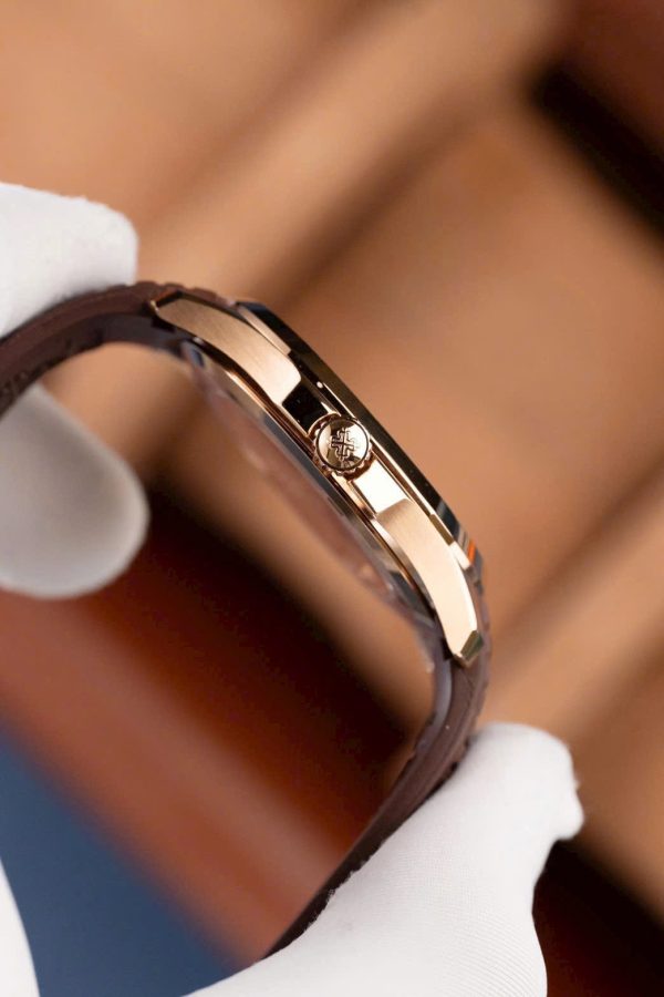 Patek Philippe Aquanaut 5167 Dial Brown Replica Watches Rubber Strap 40mm - Image 9
