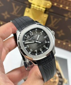 Patek Philippe Aquanaut 5167 Knock Off Watches Gray Dial Rubber Strap BBF Factory 40mm