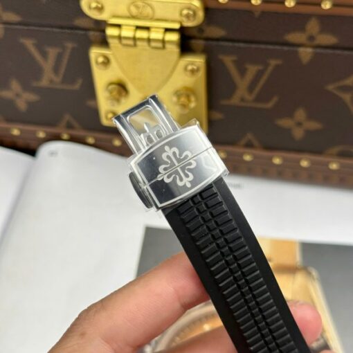 Patek Philippe Aquanaut 5167 Knock Off Watches Gray Dial Rubber Strap BBF Factory 40mm - Image 12