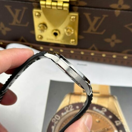 Patek Philippe Aquanaut 5167 Knock Off Watches Gray Dial Rubber Strap BBF Factory 40mm - Image 8