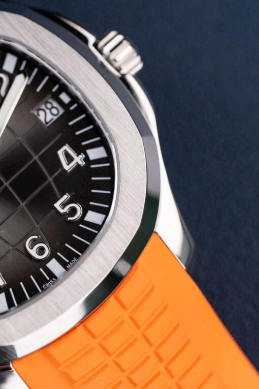 Patek Philippe Aquanaut 5167 Dial Gray Imitation Watches Rubber Strap 40mm - Image 6