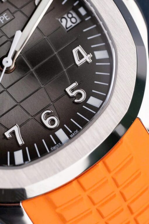 Patek Philippe Aquanaut 5167 Dial Gray Imitation Watches Rubber Strap 40mm - Image 7