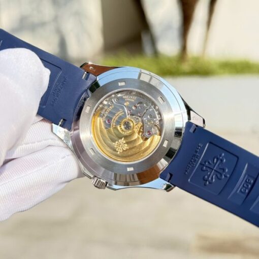 Patek Philippe Aquanaut 5168 Best Copies Watches Blue Dial Rubber Strap BBF Factory 42,2mm - Image 7