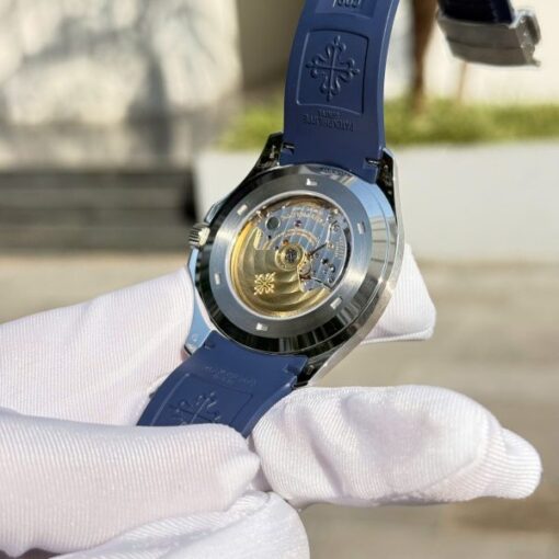 Patek Philippe Aquanaut 5168 Best Copies Watches Blue Dial Rubber Strap BBF Factory 42,2mm - Image 8