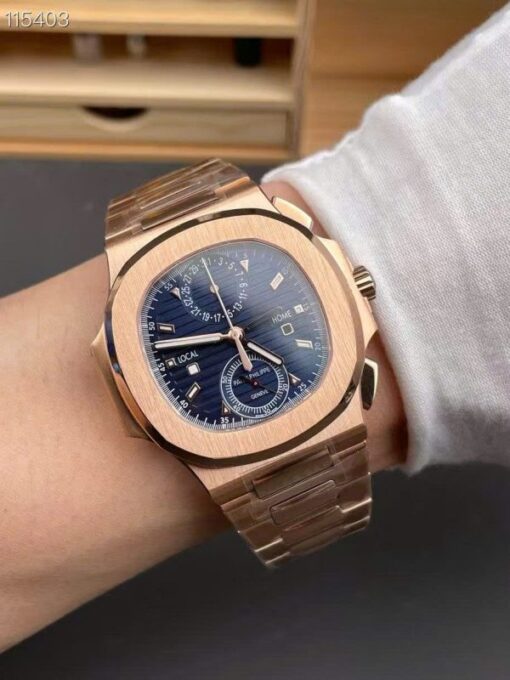 Patek Philippe Replica Watches Nautilus 5990R Dial Blue Automatic Movement 40.5mm - Image 5