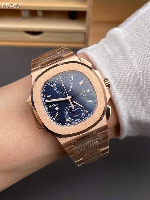 Patek Philippe Replica Watches Nautilus 5990R Dial Blue Automatic Movement 40.5mm - Image 5