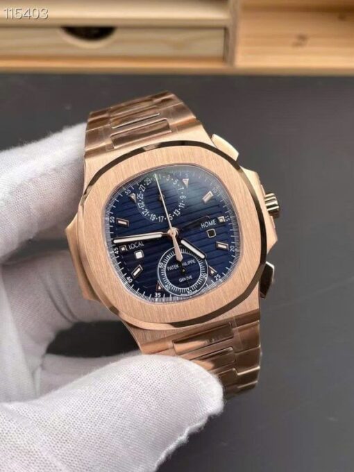 Patek Philippe Replica Watches Nautilus 5990R Dial Blue Automatic Movement 40.5mm - Image 3
