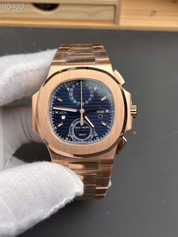 Patek Philippe Replica Watches Nautilus 5990R Dial Blue Automatic Movement 40.5mm - Image 2