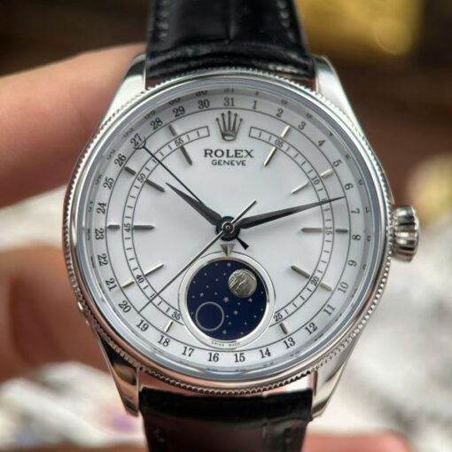 Rolex Cellini Moonphase 50535 Knock Off Watches White Dial Automatic Movement KZ Factory 39mm - Image 3