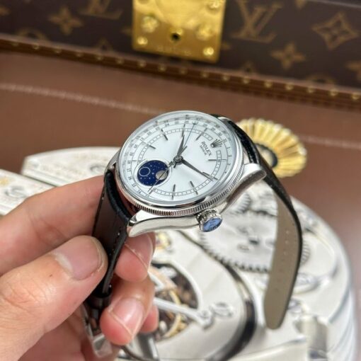 Rolex Cellini Moonphase 50535 Knock Off Watches White Dial Automatic Movement KZ Factory 39mm - Image 6
