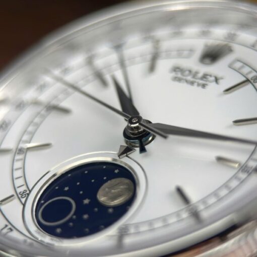 Rolex Cellini Moonphase 50535 Knock Off Watches White Dial Automatic Movement KZ Factory 39mm - Image 8