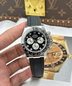 Alternative view of Rolex Cosmograph Daytona 126519LN Good Imitation Watches Black Dial Oysterflex Strap Clean Factory 40mm