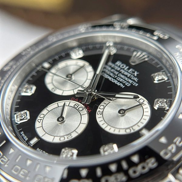 Rolex Cosmograph Daytona 126519LN Good Imitation Watches Black Dial Oysterflex Strap Clean Factory 40mm - Image 6
