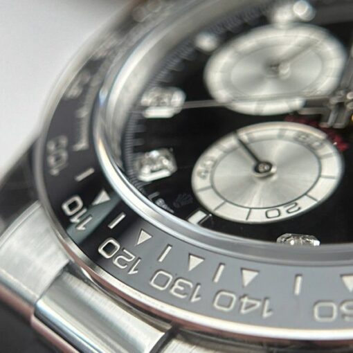 Rolex Cosmograph Daytona 126519LN Good Imitation Watches Black Dial Oysterflex Strap Clean Factory 40mm - Image 8
