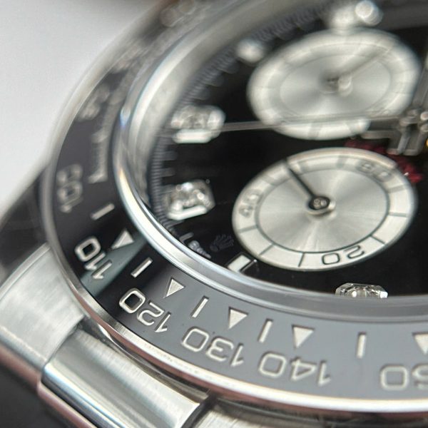 Rolex Cosmograph Daytona 126519LN Good Imitation Watches Black Dial Oysterflex Strap Clean Factory 40mm - Image 8