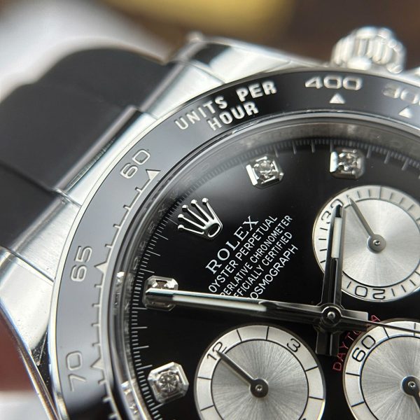 Rolex Cosmograph Daytona 126519LN Good Imitation Watches Black Dial Oysterflex Strap Clean Factory 40mm - Image 7