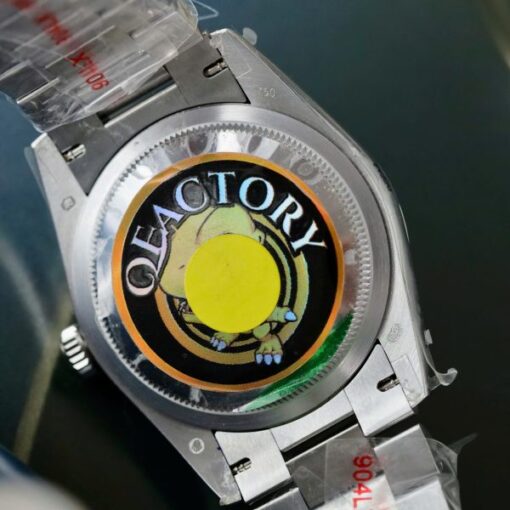 Rolex Day-Date Meteorite Dial Imitation Watches Moissanite Diamonds Custom QF Factory 36mm - Image 9