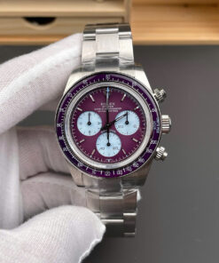 Rolex Luxury Replica Watches Daytona 116508 Warm Burgundy Best Quality 40mm