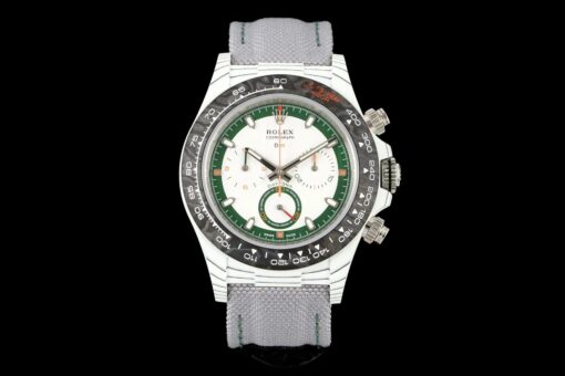 Rolex Daytona Diw Carbo Quartz Alpine Luxury Fake Watches Best Quality Fabric Strap 40mm