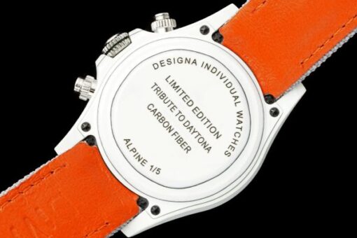 Rolex Daytona Diw Carbo Quartz Alpine Luxury Fake Watches Best Quality Fabric Strap 40mm - Image 9