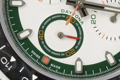 Rolex Daytona Diw Carbo Quartz Alpine Luxury Fake Watches Best Quality Fabric Strap 40mm - Image 5