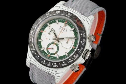 Rolex Daytona Diw Carbo Quartz Alpine Luxury Fake Watches Best Quality Fabric Strap 40mm - Image 4